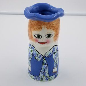 Vintage 1980's Bella Casa Susan Paley Ganz Blossom Friend Meg Vase